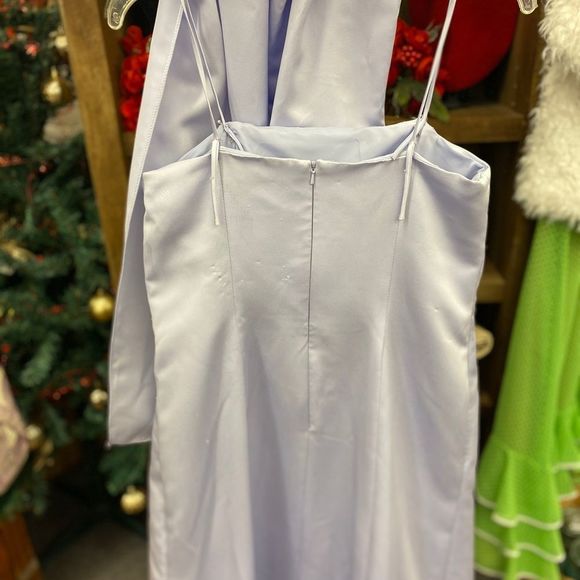Alexia designs ladies 12 lavender purple dress with straps and scarf - Picture 4 of 5